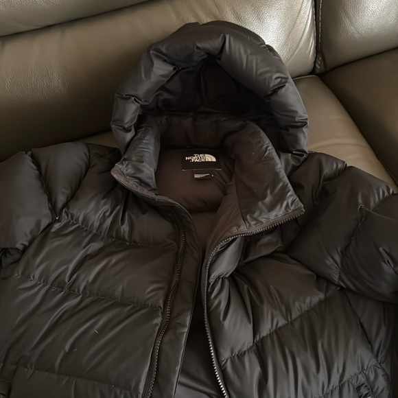 The Northface coat womens fill down hooded Black - Picture 9 of 16